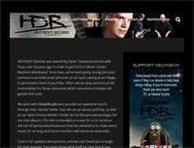 Tablet Screenshot of hevydevyrecords.com